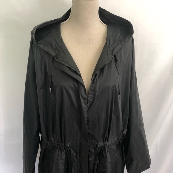 Eileen Fisher Hooded Recycled Nylon Jacket 1X Plus - Picture 5 of 12